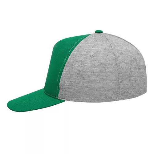 UP TO DATE - 5 paneles baseball sapka (sötétzöld, szürke)