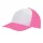 SHINY - 5 paneles baseball sapka (fehér, pink)
