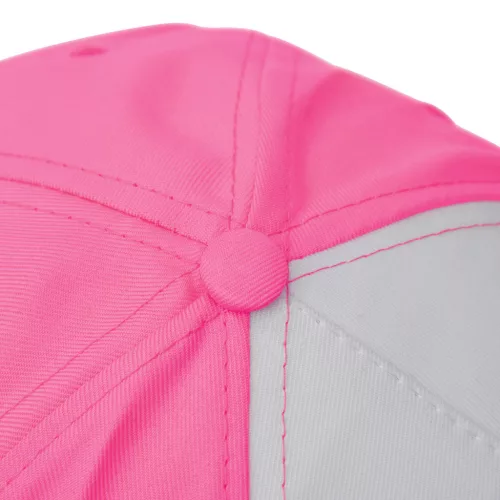 SHINY - 5 paneles baseball sapka (fehér, pink)