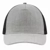 CASUAL FIT - 5 paneles baseball sapka (fekete, szürke)