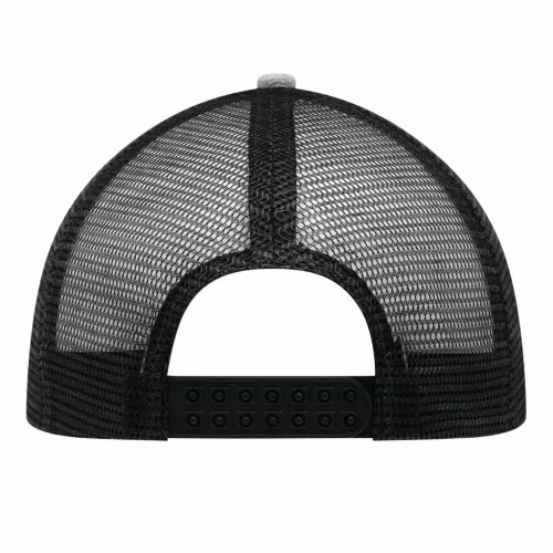 CASUAL FIT - 5 paneles baseball sapka (fekete, szürke)