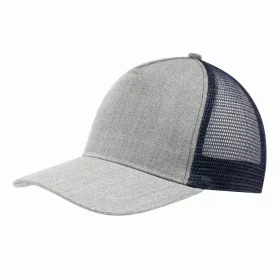 CASUAL FIT - 5 paneles baseball sapka (kék, szürke)