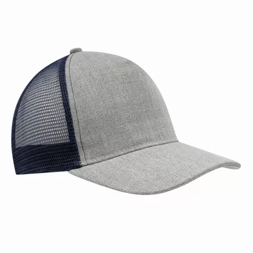 CASUAL FIT - 5 paneles baseball sapka (kék, szürke)