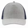 CASUAL FIT - 5 paneles baseball sapka (kék, szürke)