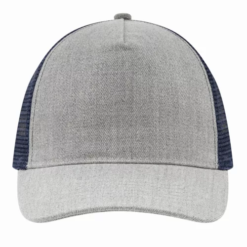 CASUAL FIT - 5 paneles baseball sapka (kék, szürke)