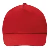 KIDDY WEAR - 5 paneles gyermek baseball sapka (vörös)
