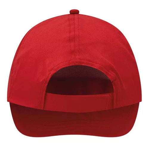 KIDDY WEAR - 5 paneles gyermek baseball sapka (vörös)