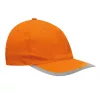DETECTION - 6 paneles baseball sapka (narancs)