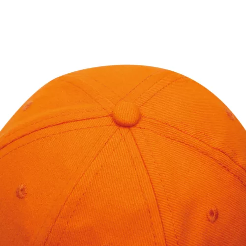 DETECTION - 6 paneles baseball sapka (narancs)