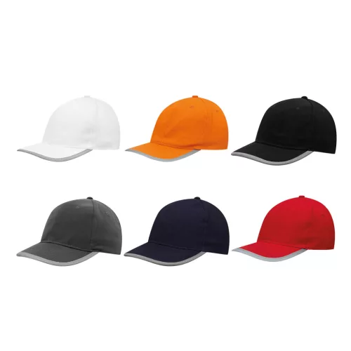 DETECTION - 6 paneles baseball sapka (narancs)