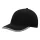 DETECTION - 6 paneles baseball sapka (fekete)
