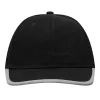 DETECTION - 6 paneles baseball sapka (fekete)