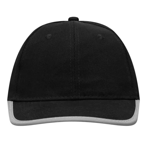 DETECTION - 6 paneles baseball sapka (fekete)