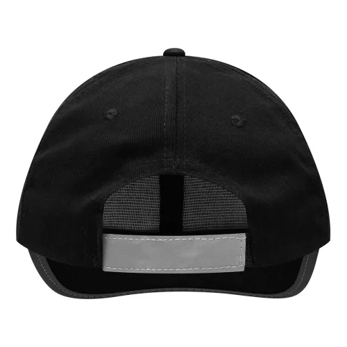 DETECTION - 6 paneles baseball sapka (fekete)