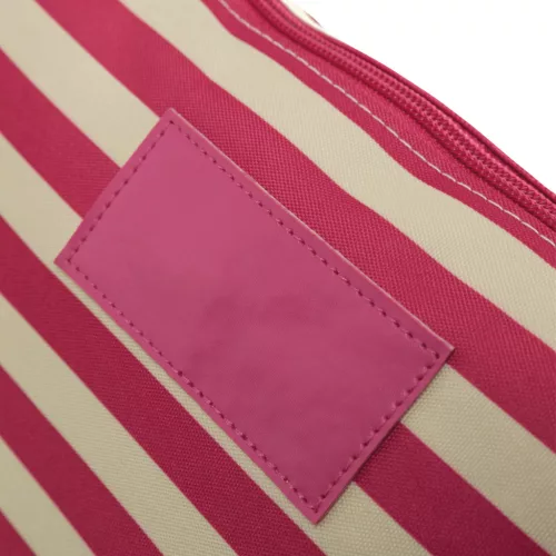 STRIPY - piperetáska (bézs, rózsaszín)