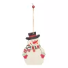 WOODEN SNOWI - ajándékkísérő, karácsonyfadísz (WOODEN SNOWI)