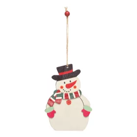   WOODEN SNOWI - ajándékkísérő, karácsonyfadísz (WOODEN SNOWI)