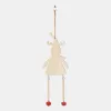 WOODEN SNOWI - ajándékkísérő, karácsonyfadísz (WOODEN ELK)