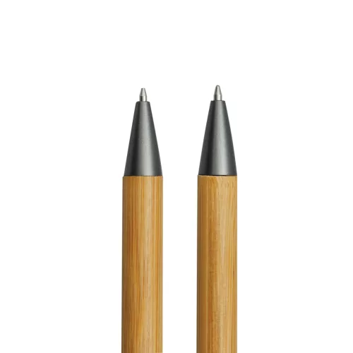 DOUBLE BAMBOO REVISED - írókészlet, toll szett