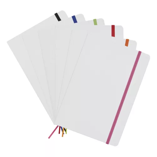 AUTHOR A5 - -ös jegyzetfüzet (fehér, narancssárga)