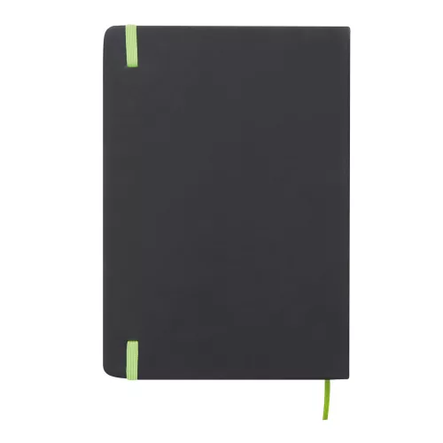 LECTOR A5 - LECTOR jegyzettömb (fekete, világoszöld)