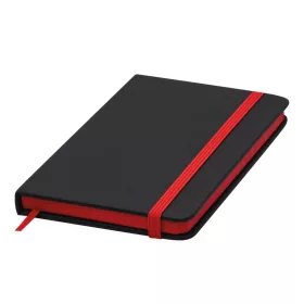 LECTOR A6 - LECTOR jegyzettömb (fekete, vörös)