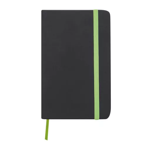 LECTOR A6 - LECTOR jegyzettömb (fekete, világoszöld)
