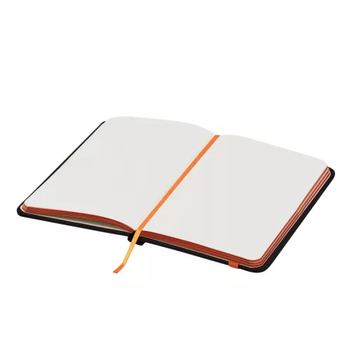 LECTOR A6 - LECTOR jegyzettömb (fekete, narancssárga)