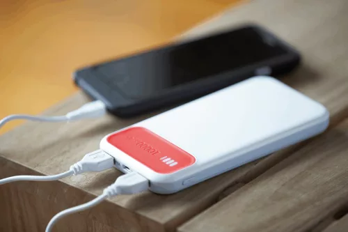 SILICON VALLEY - powerbank (fehér, vörös)