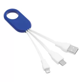 GET THREE - töltőkábel (kék)