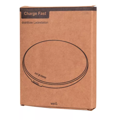 CHARGE FAST - vezeték nélküli töltőállomás (fehér)