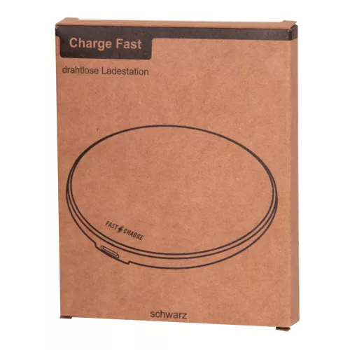 CHARGE FAST - vezeték nélküli töltőállomás (fekete)