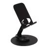 DESK MASTER - összehajtható acél telefontartó (fekete)