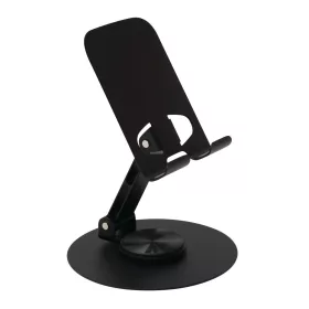 DESK MASTER - összehajtható acél telefontartó (fekete)