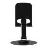 DESK MASTER - összehajtható acél telefontartó (fekete)