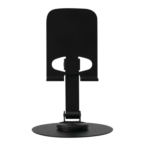 DESK MASTER - összehajtható acél telefontartó (fekete)