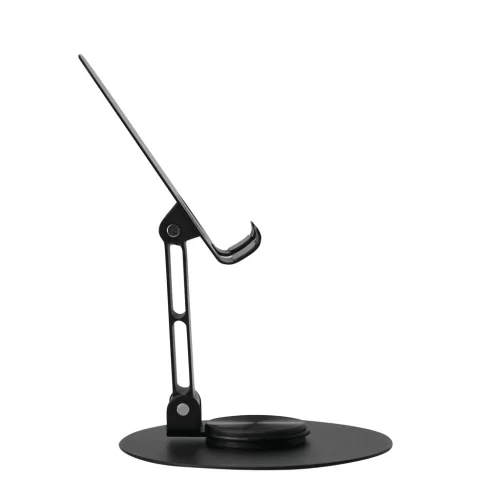 DESK MASTER - összehajtható acél telefontartó (fekete)