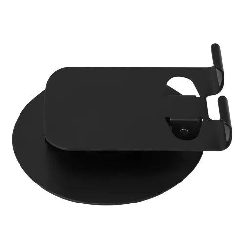 DESK MASTER - összehajtható acél telefontartó (fekete)