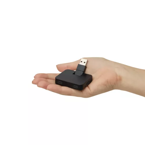 HUBI - USB hub (fekete)