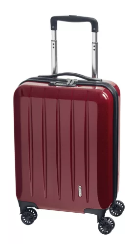 LONDON 2.0 - gurulós bőrönd szett (vörös)