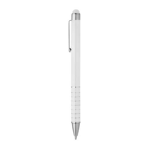 Fém golyóstoll érintőképernyőhöz (12,8 × ø 0,9 cm, Fehér)