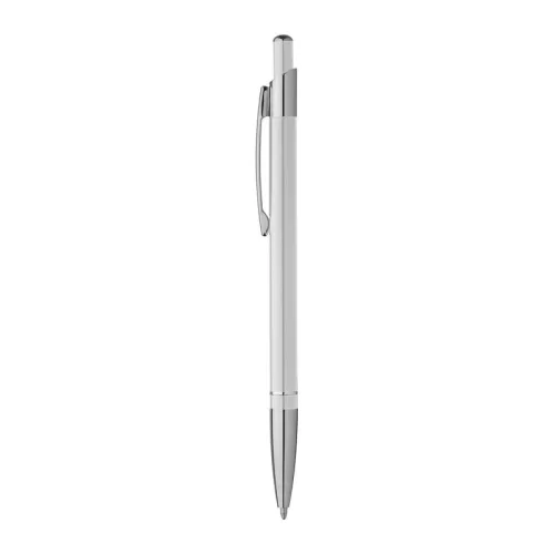 Fém golyóstoll (14,3 × ø 0,8 cm, Fehér)