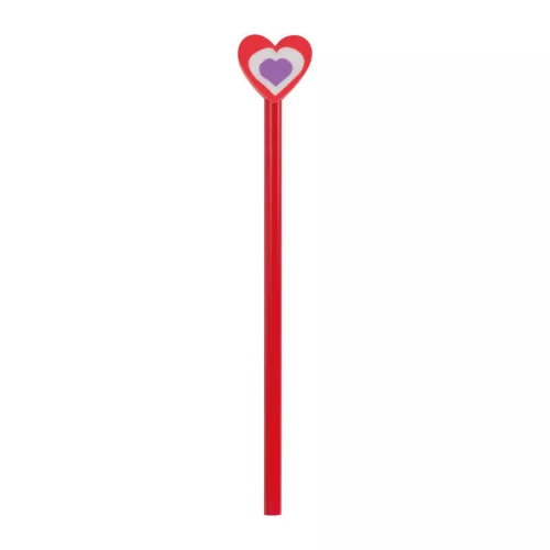 Figurás ceruza (19,3 × ø 0,7 cm, Piros)