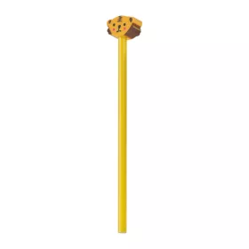 Figurás ceruza (19,3 × ø 0,7 cm, Sárga)