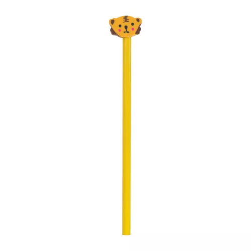 Figurás ceruza (19,3 × ø 0,7 cm, Sárga)