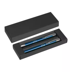 Fém írószer készlet (Kék)