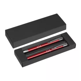 Fém írószer készlet (Piros)