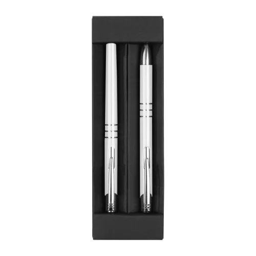 Fém írószer készlet (Fehér)