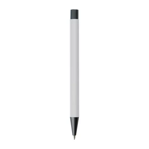 Műanyag golyóstoll pasztell színekben (14 × ø 1 cm, Fehér)