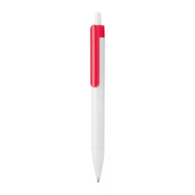 Golyóstoll színes klipsszel (13,9 × ø 1,1 cm, Piros)